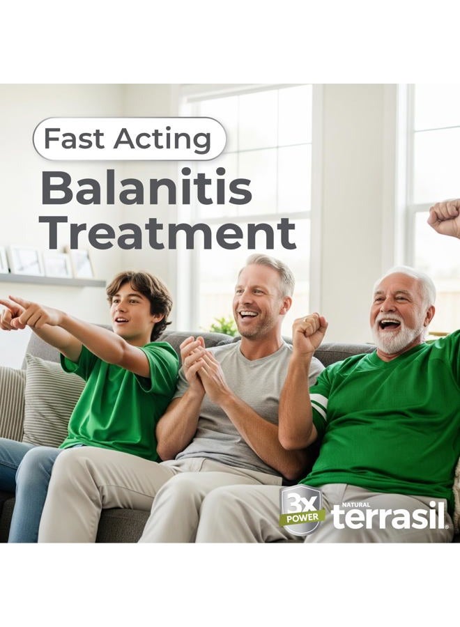 Terrasil Balanitis Soap for Natural Gentle Relief of Balanitis Symptoms Irritation, Itch, Redness & Inflammation with Calendula – 75gm Cleansing Bar - Image 2